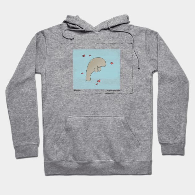 Manatee Monday Hoodie by Liz Climo